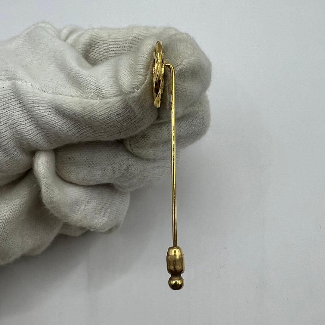 【極美品】シャネル ピンブローチ ココマーク ゴールド サークル