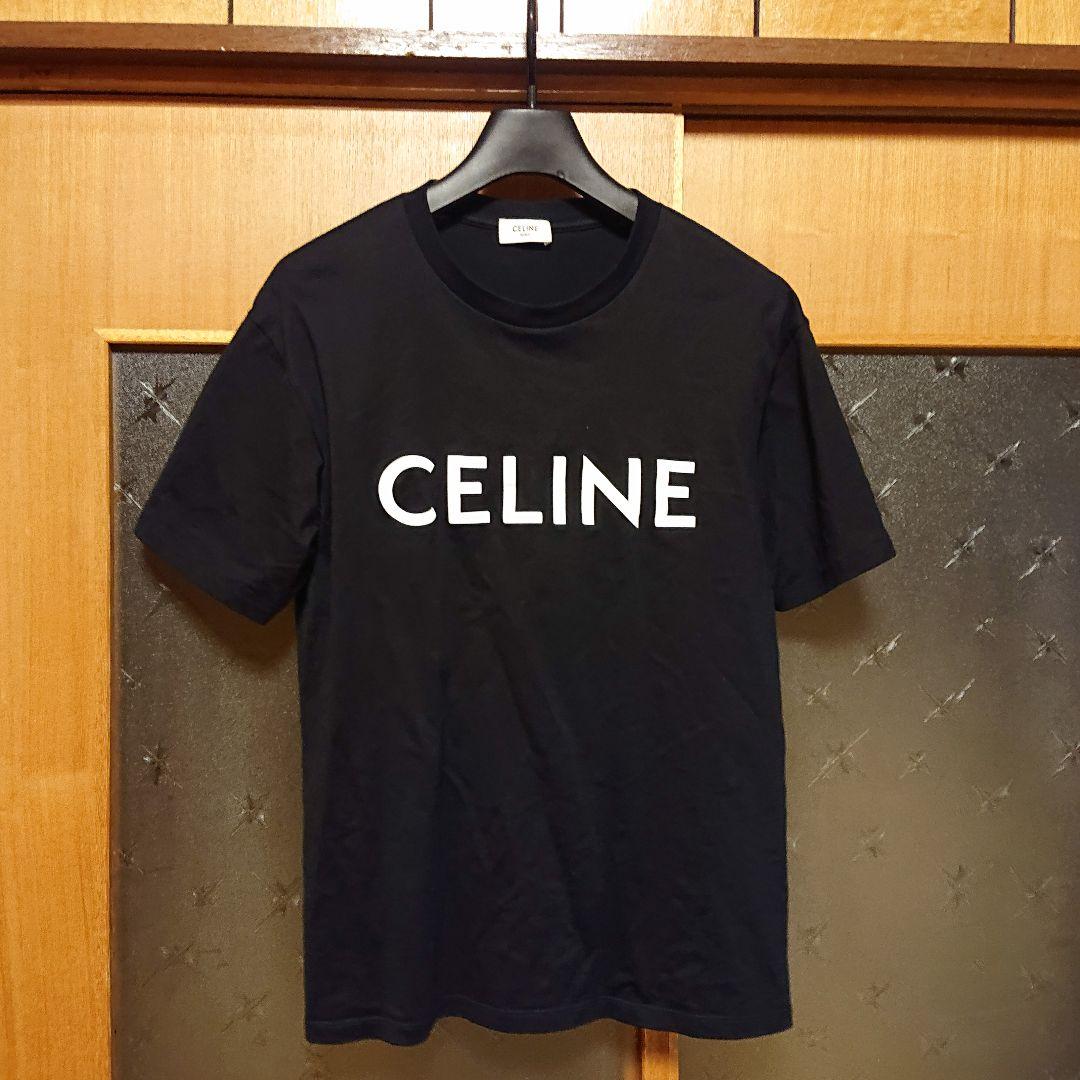 CELINE 25SS 正規品 ルーズフィットTシャツ 黒 Ｓ