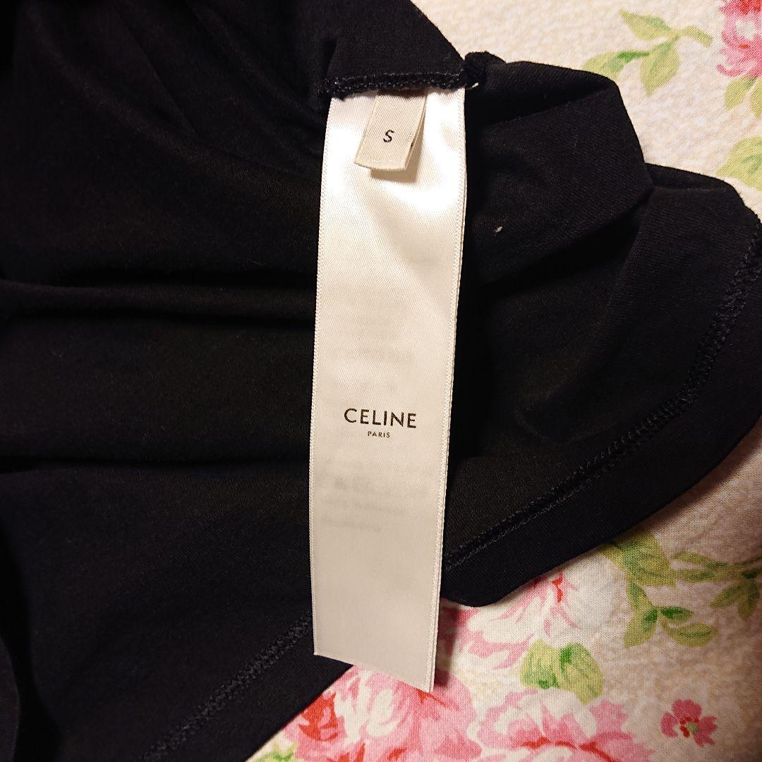 CELINE 25SS 正規品 ルーズフィットTシャツ 黒 Ｓ