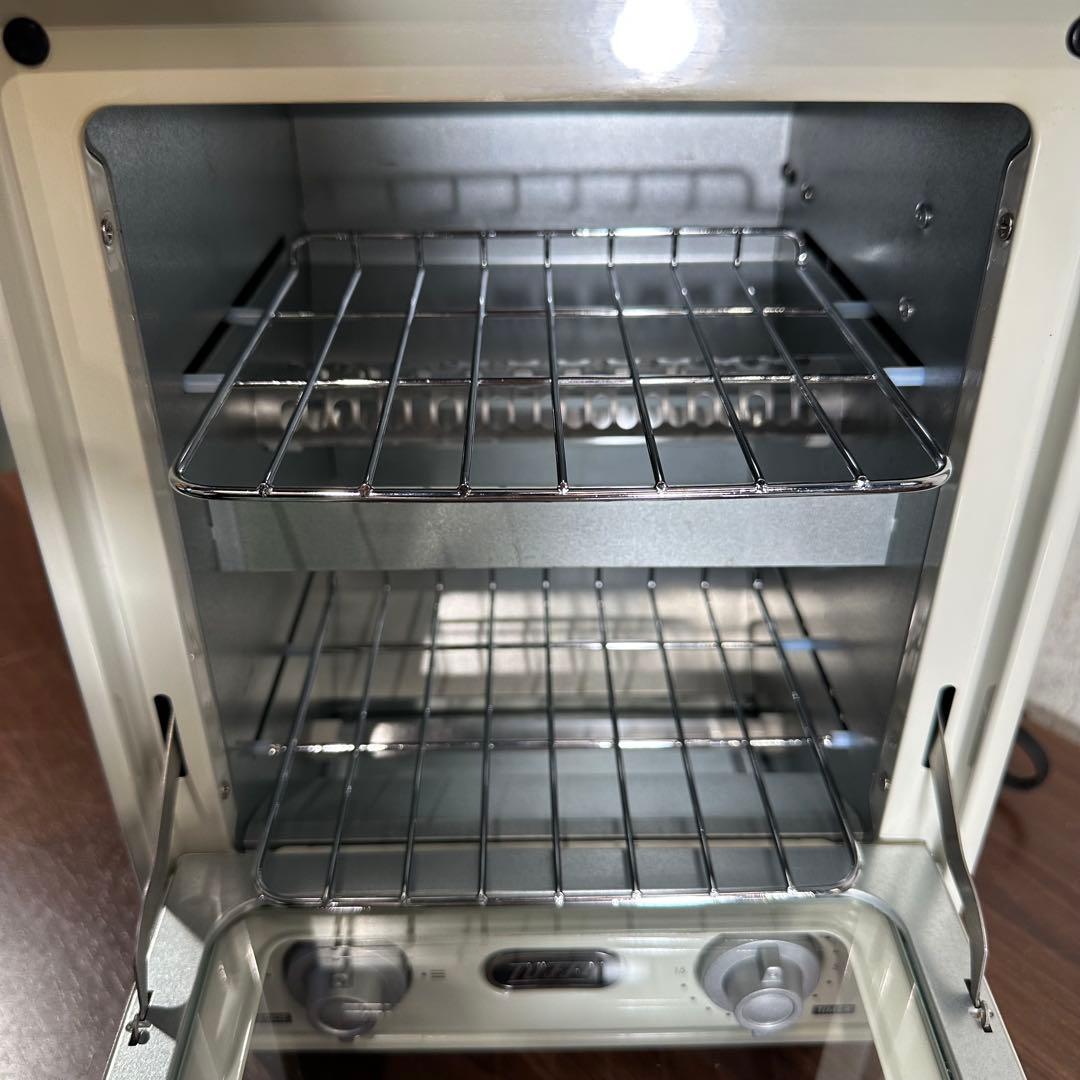 美品　Toffy トフィー　オーブントースター　K-TS4アッシュホワイト