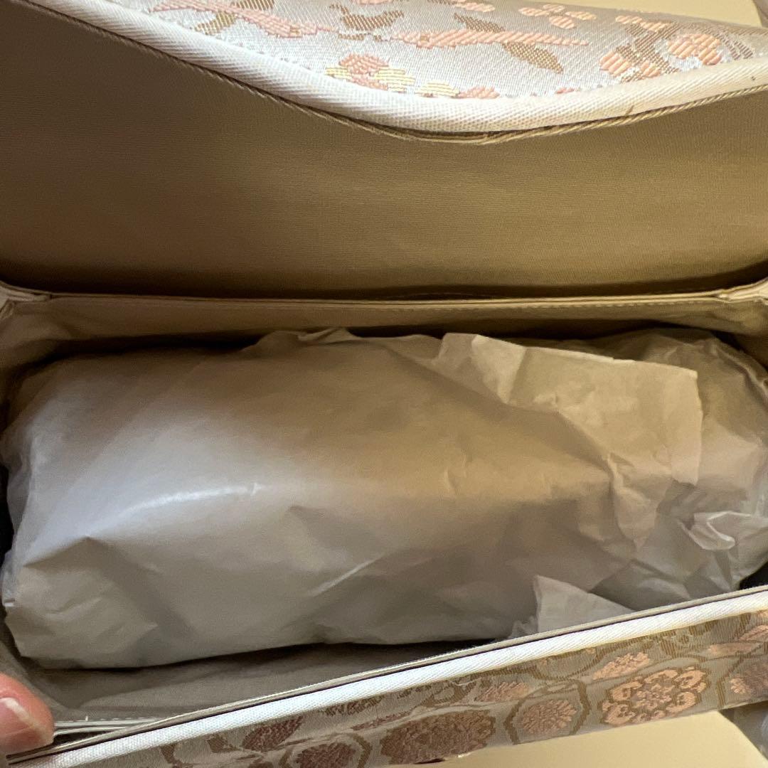 【新品未使用】和装用　利休バッグ　綺麗な色　横幅長めで便利