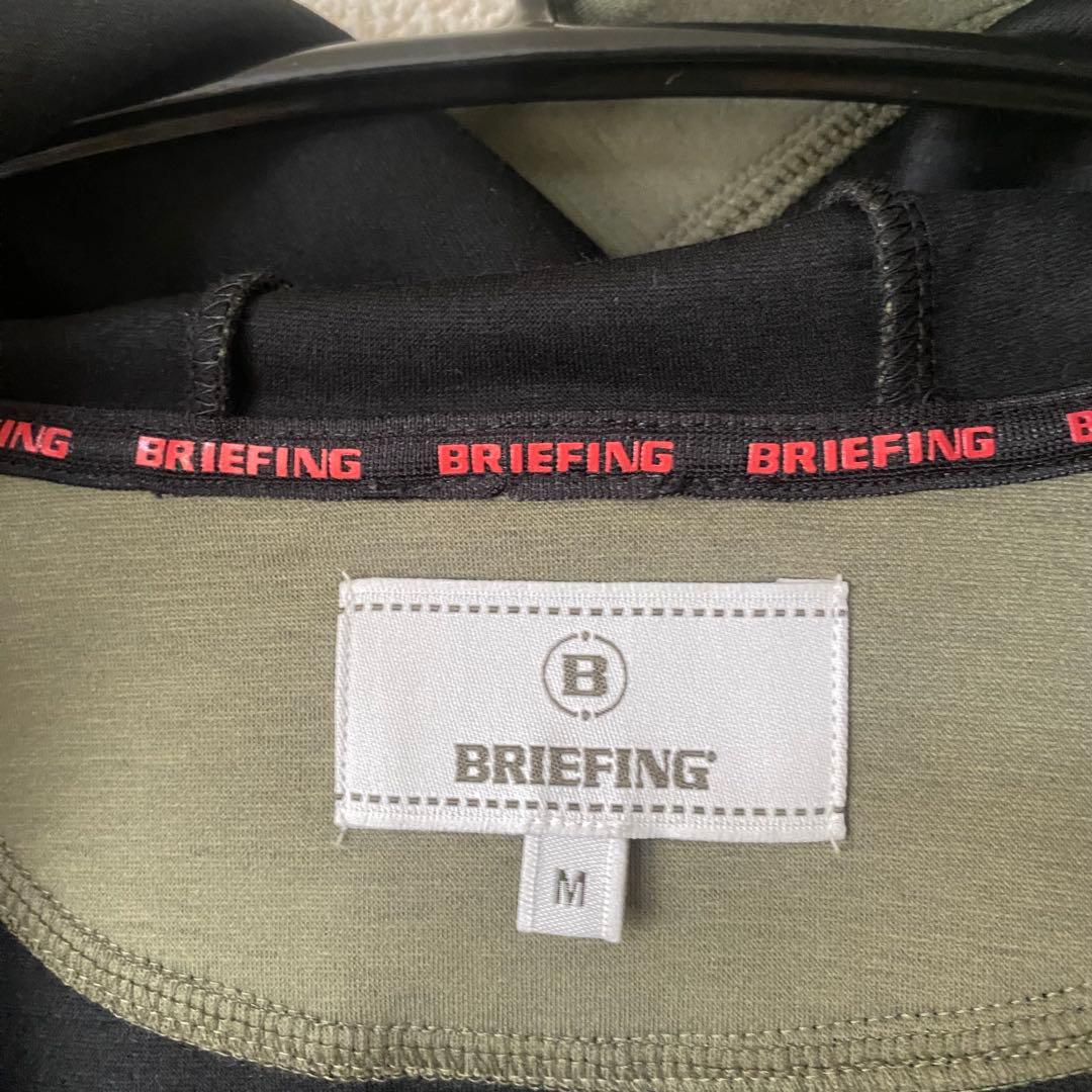 BRIEFING フルジップジャケット オリーブ