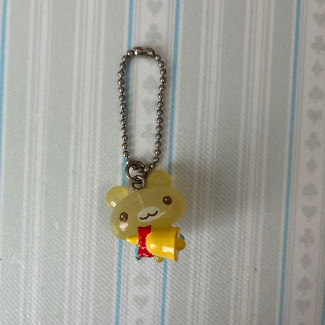 サンエックス　くまちょこ　ボールチェーンマスコット　ベル　レア　平成レトロ