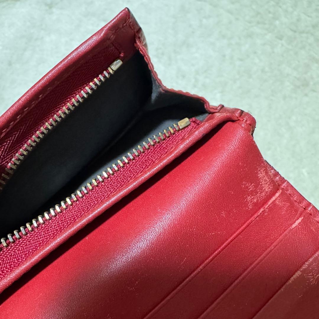 Gucci チェリー装飾 二つ折り財布