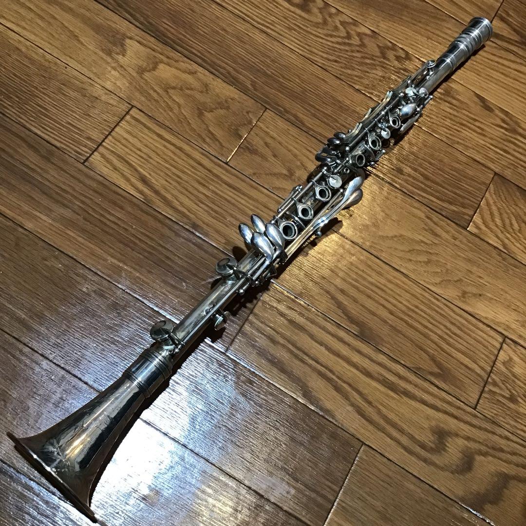 工芸品 2度と出ない超希少 フランス製 ロベルト・シオール メタルクラリネット