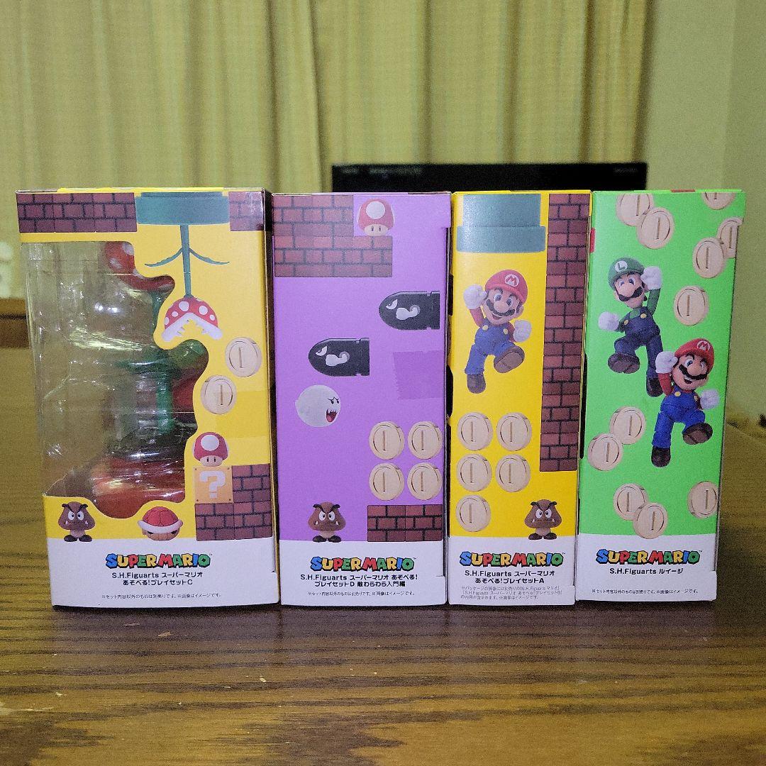 S.H.Figuarts スーパーマリオ フィギュア　４種セット
