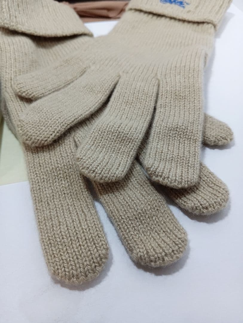 BURBERRY　バーバリー　カシミア　グローブ　手袋　サイズM/L