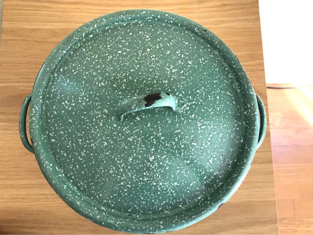 イギリス　ホーローフラワー缶　アンティーク