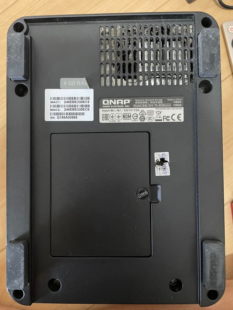 QNAP NAS TS-435Bmini メモリ4GB
