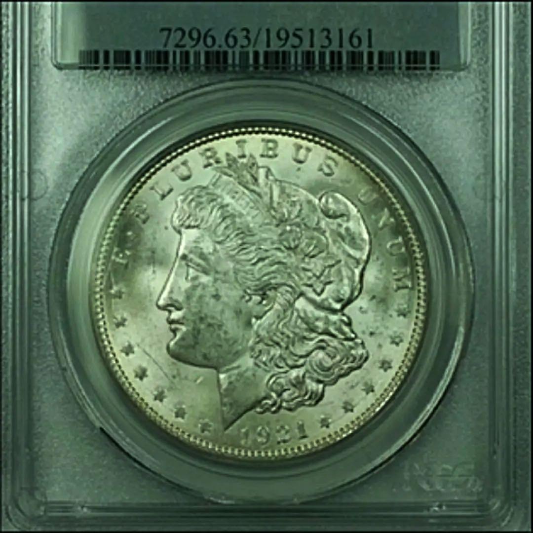 未流通pcgs社 MS63アメリカ銀貨モルガン/アンティーク