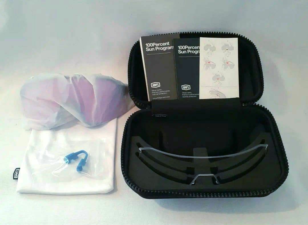 新モデル 100% S3 サテンストーム パープル ワンハンドレッド サングラス