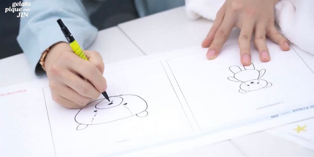 【ジン着用】ジェラートピケ BTS JIN’S BEAR POUCH CHARM