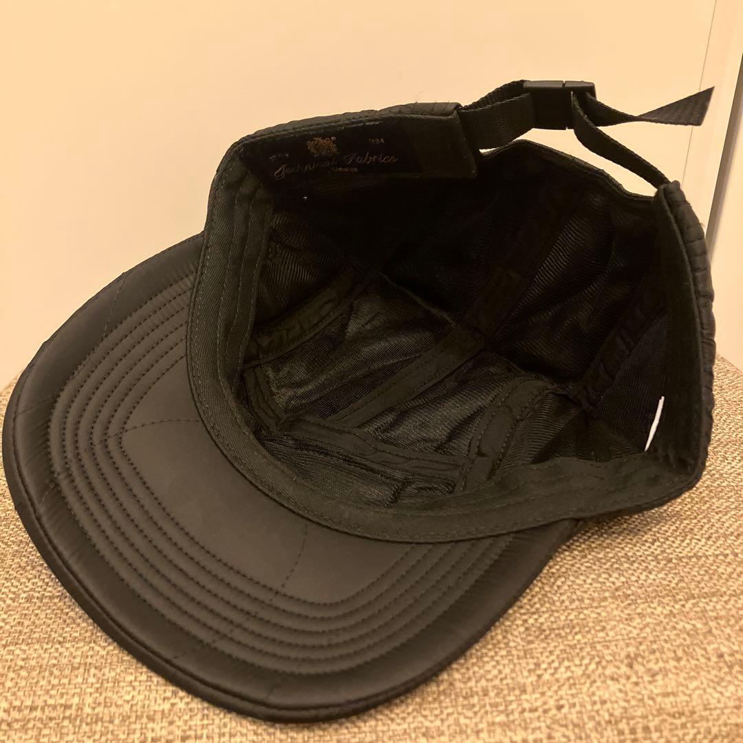 Supreme ブラックナイロン　キャップ黒