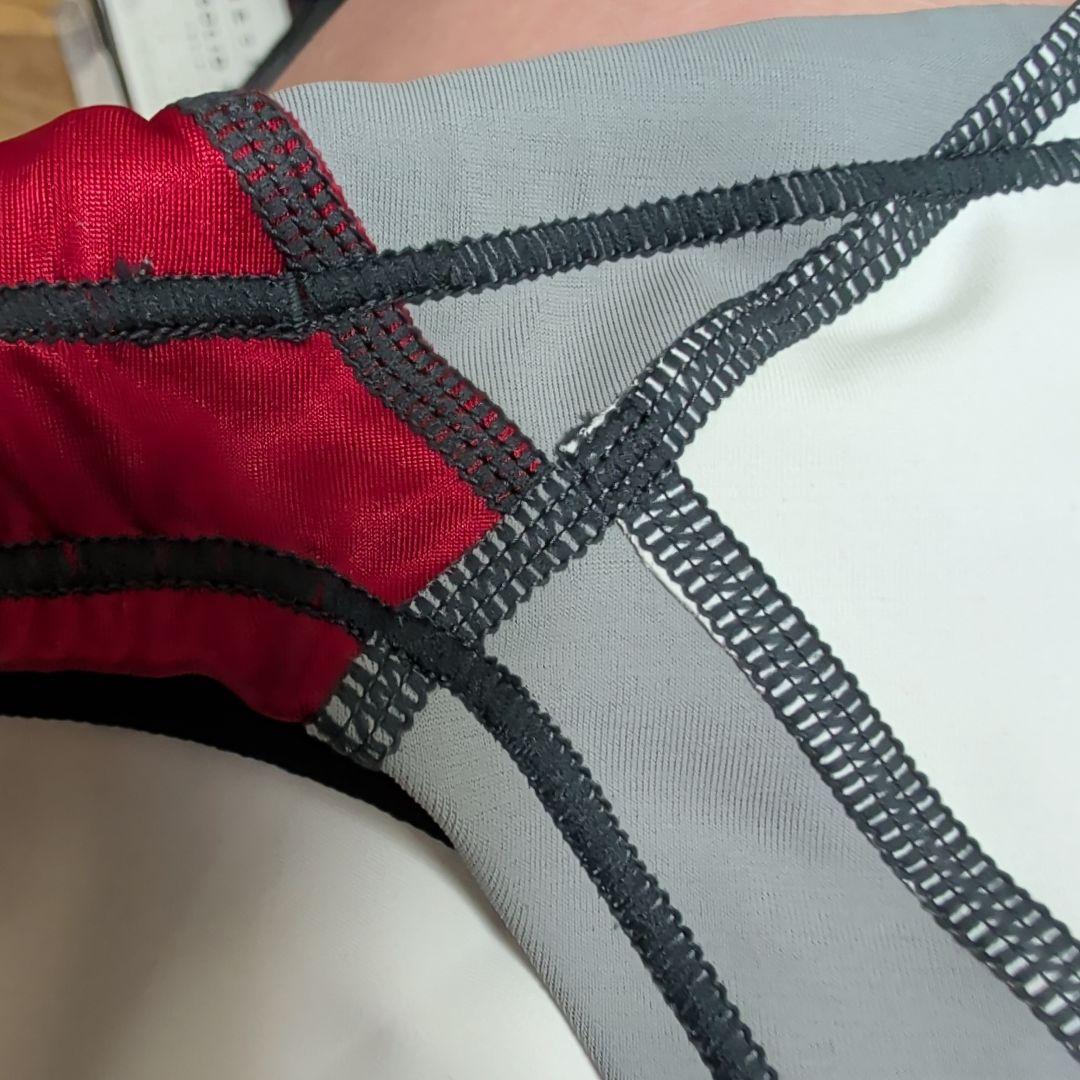 Mizuno 競泳水着 ホワイト/レッド