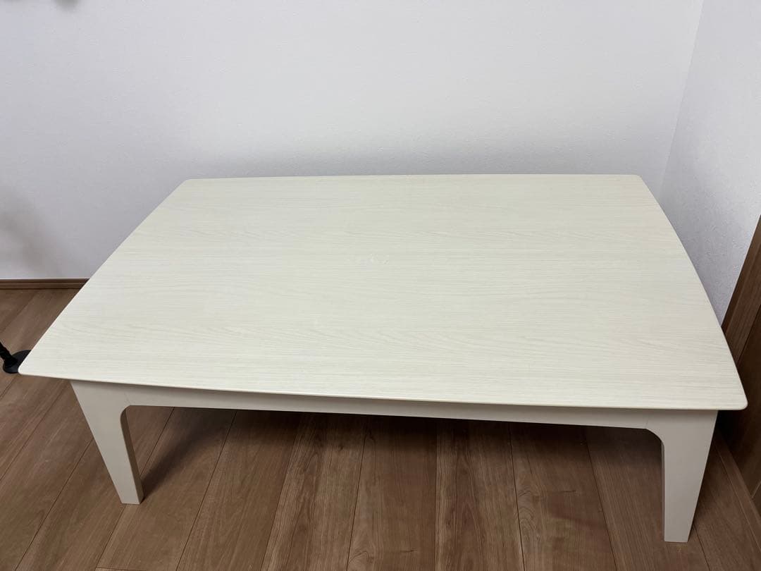 ニトリ　こたつテーブル　110㎝　ホワイト　説明書つき