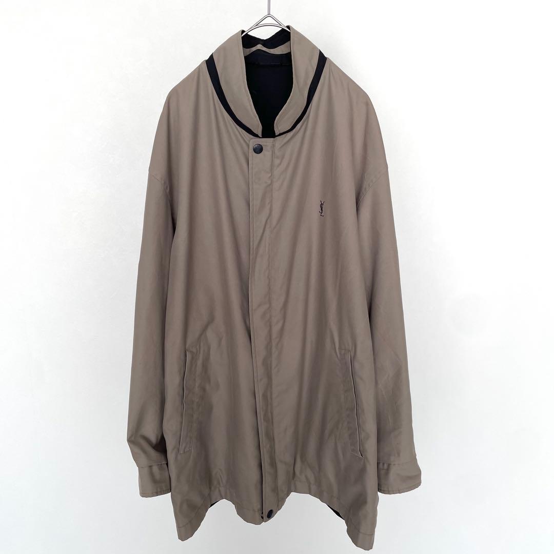 Yves Saint Laurent ブルゾン リバーシブル ロゴ刺繍 古着