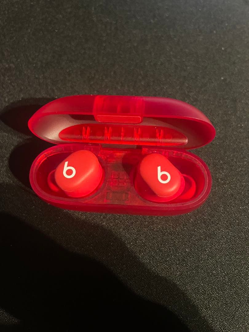 ワイヤレスイヤホン レッド b