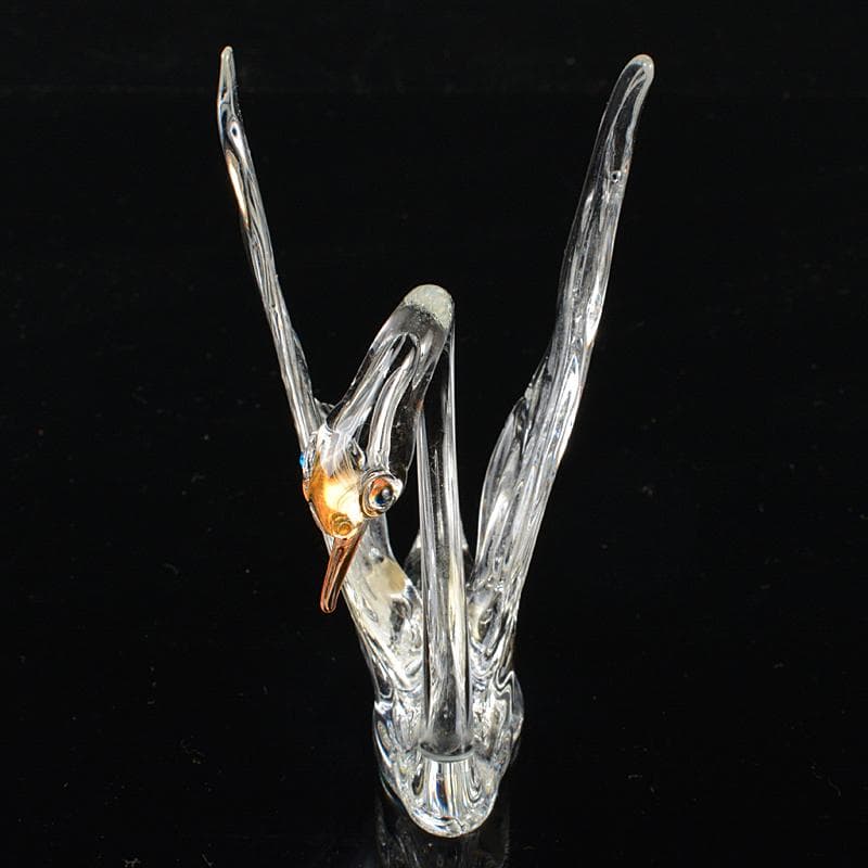 Baccarat　バカラ　クリスタルガラス　白鳥　スワン　置物　V　R6982