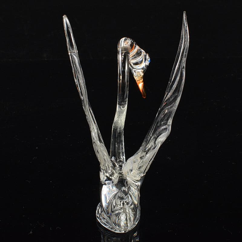 Baccarat　バカラ　クリスタルガラス　白鳥　スワン　置物　V　R6982