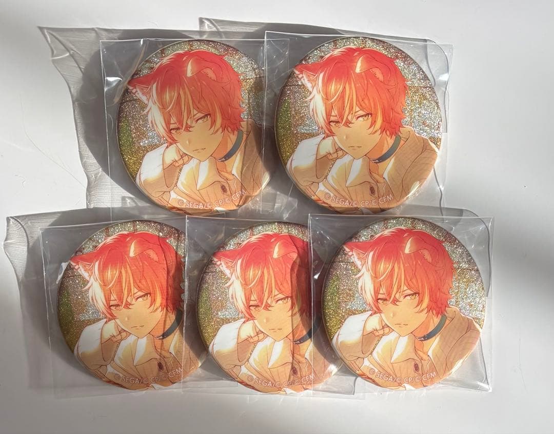 プロセカ 東雲彰人 グリッター缶バッジ