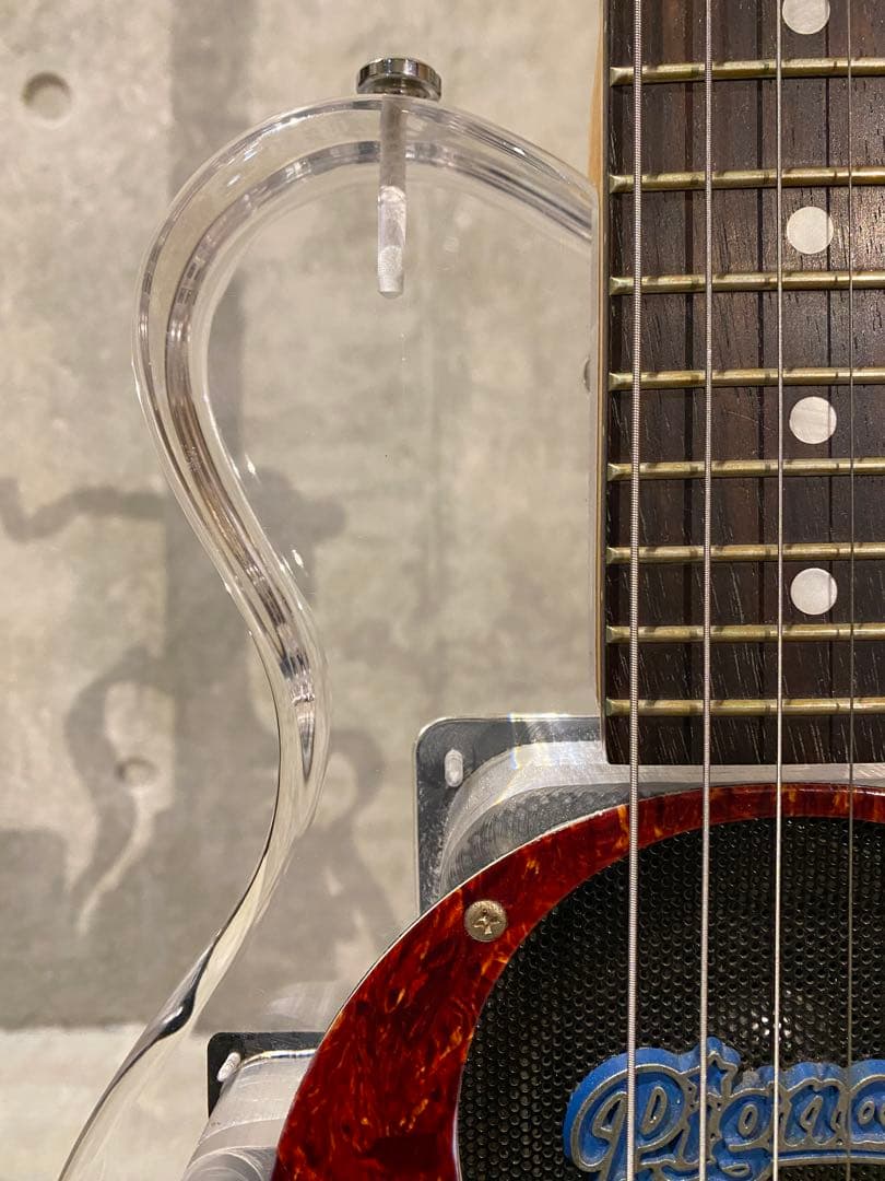 極美品 Pignose ピグノーズエレキミニギター PGG スケルトン アクリル
