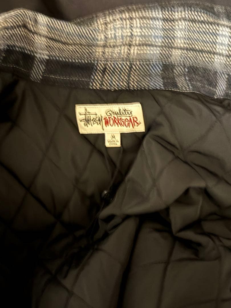 Stussy チェック柄 フランネルジャケット M