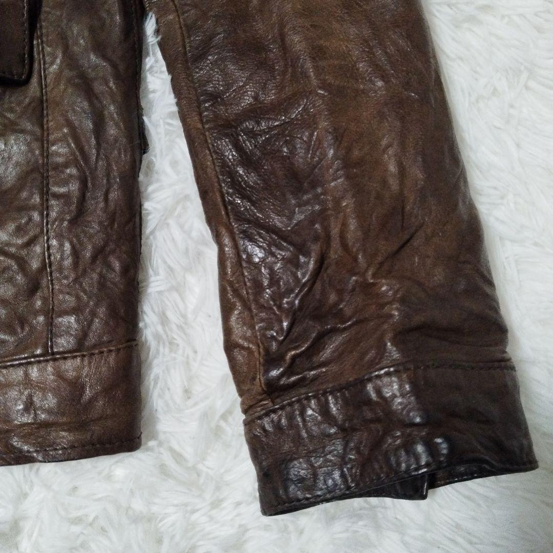 Giorgio Brato レザージャケット　ジョルジオブラット　羊革　46