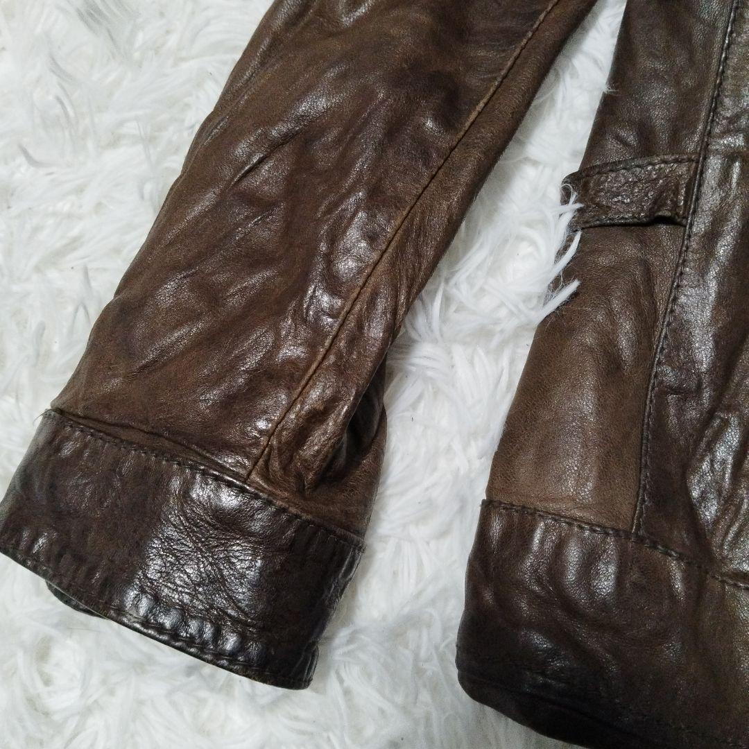Giorgio Brato レザージャケット　ジョルジオブラット　羊革　46