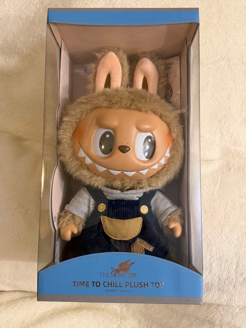 お*ん様 LABUBU TIME TO CHILL ぬいぐるみ