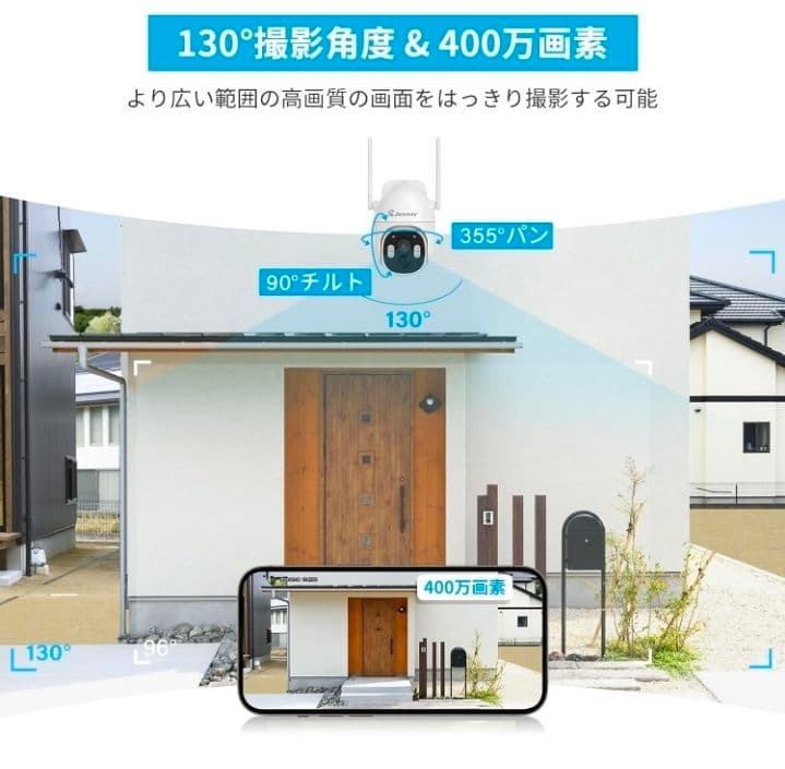 防犯カメラ 屋外 ソーラー モニター付き ★新品未使用