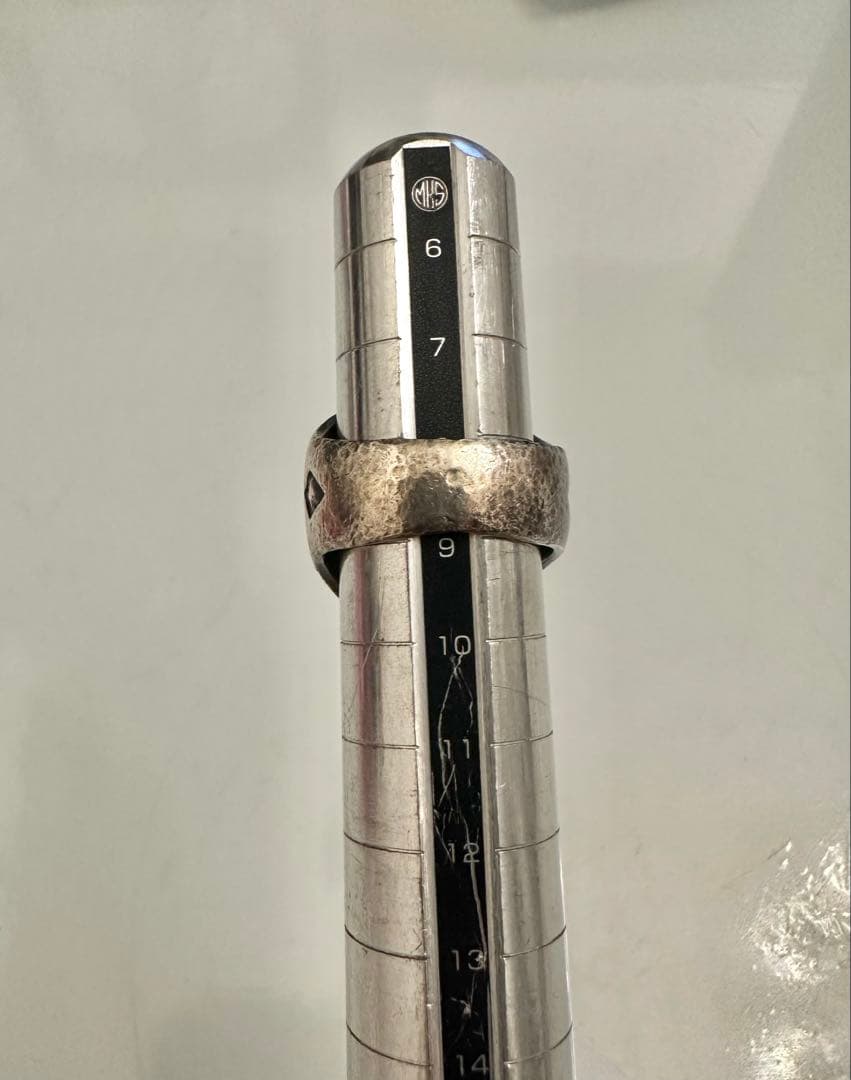 CRAZY PIG CRYSTAL SKULL リング