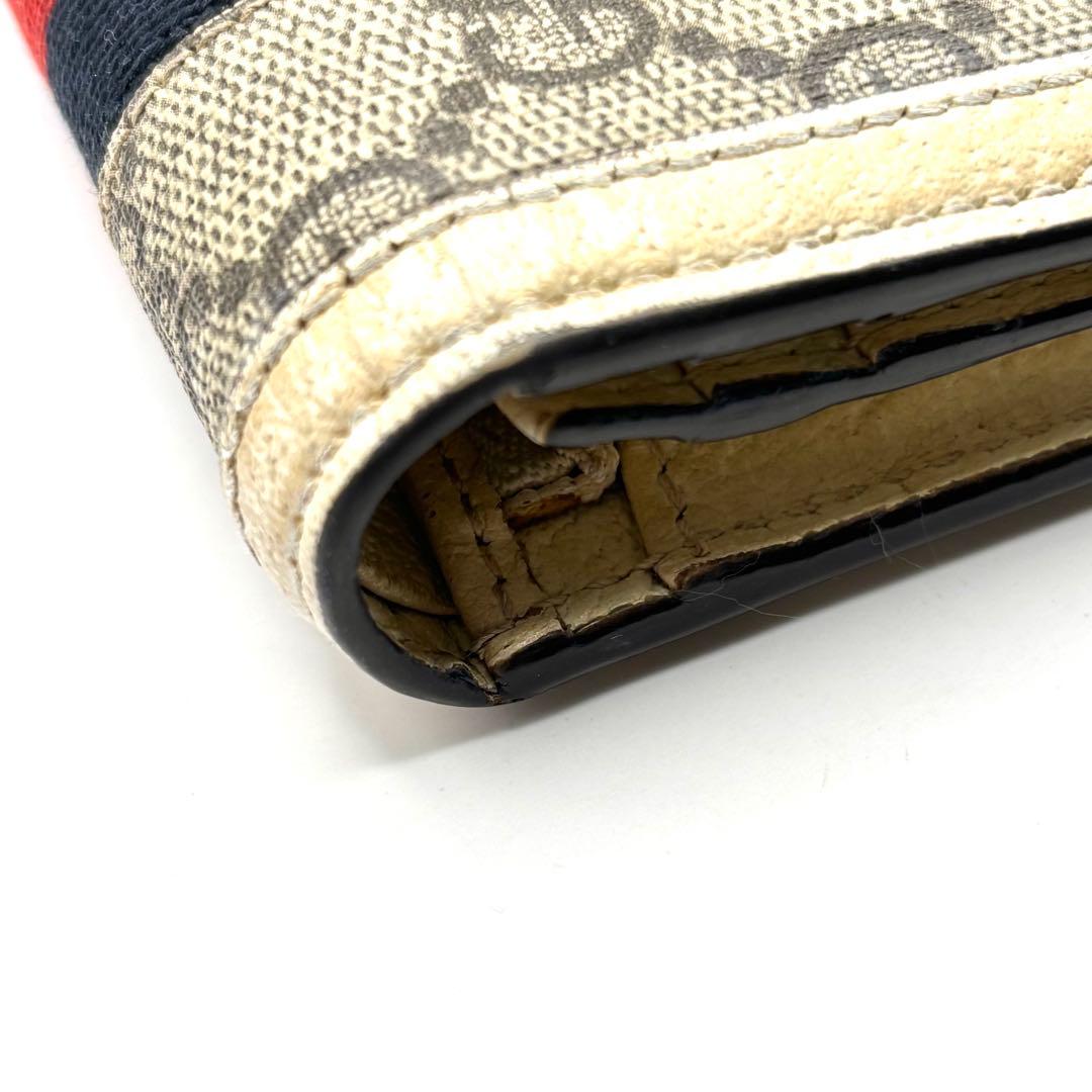 グッチ 折り財布 オフィディア マーモント シェリーライン GGスプリーム