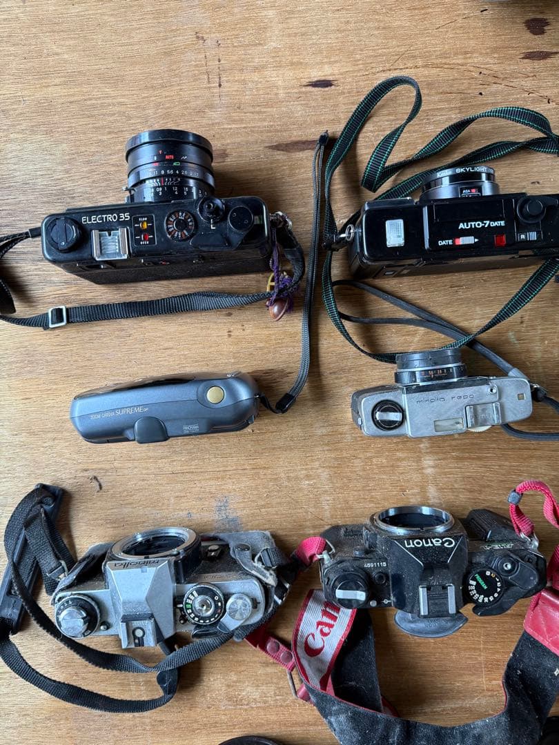 【O-2063】カメラ レンズ セット Canon ミノルタ FUJICA