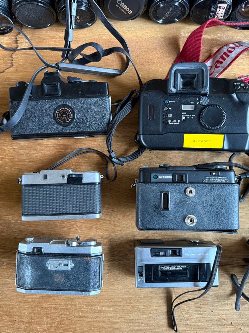 【O-2063】カメラ レンズ セット Canon ミノルタ FUJICA