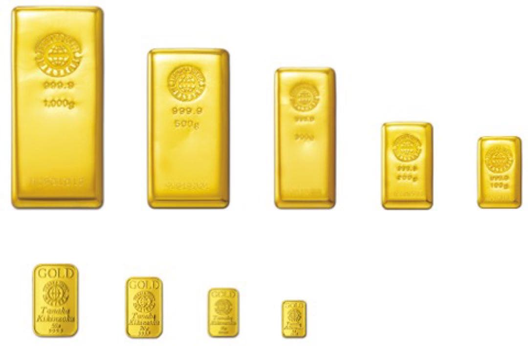 入手困難 田中貴金属 地金 10g ゴールドバー 純金