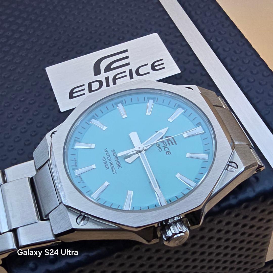 未使用 カシオ EDIFICE ターコイズブルー EFR-S108DJ-2BJF