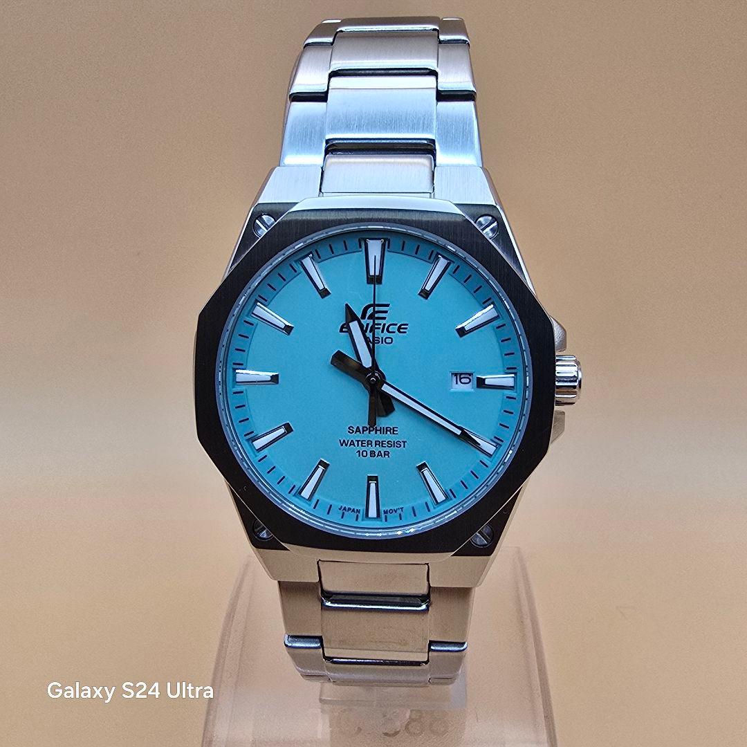 未使用 カシオ EDIFICE ターコイズブルー EFR-S108DJ-2BJF