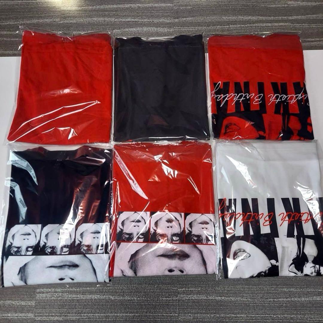 新品未開封　中森明菜　ALDEA　FC　期間限定　還暦　Tシャツ　6枚セット　L