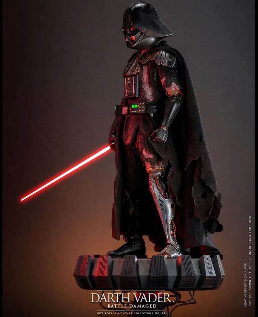 ホットトイズ 1/6スケールフィギュア ダース・ベイダー（バトルダメージDX44