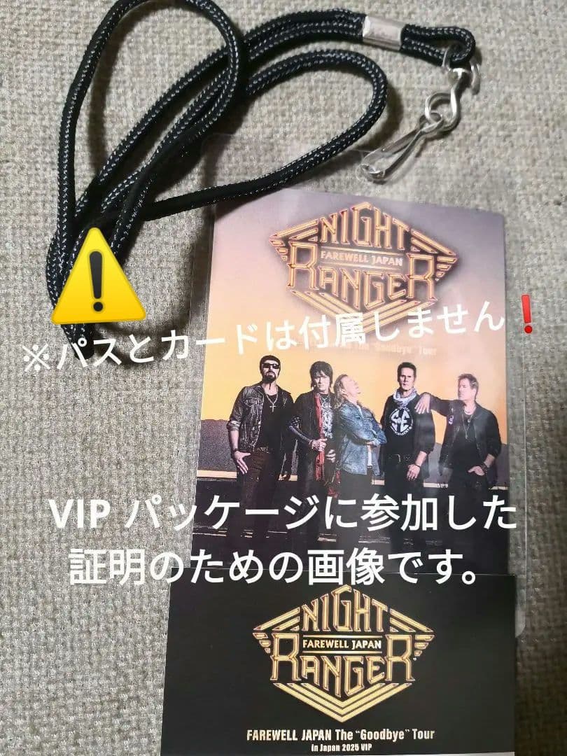 2025 NIGHT RANGER 日本限定 Tシャツ VIP グッズ まとめて