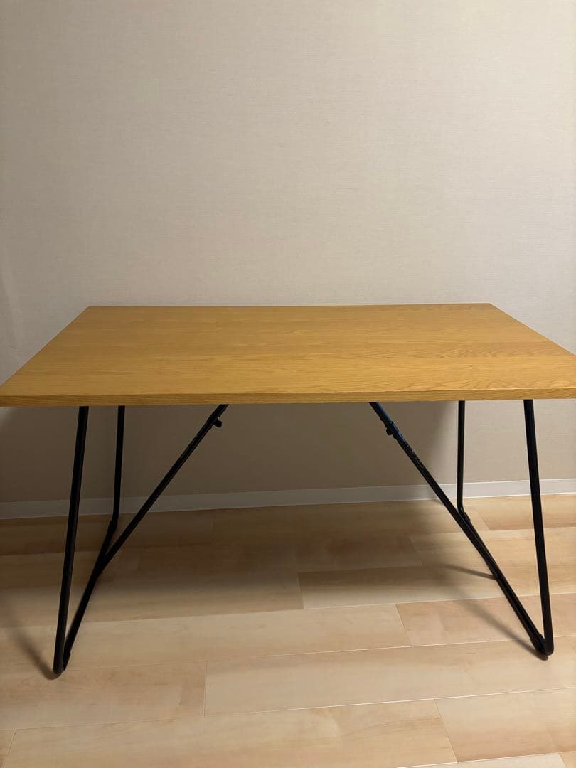 無印良品　木製折りたたみテーブル 幅120