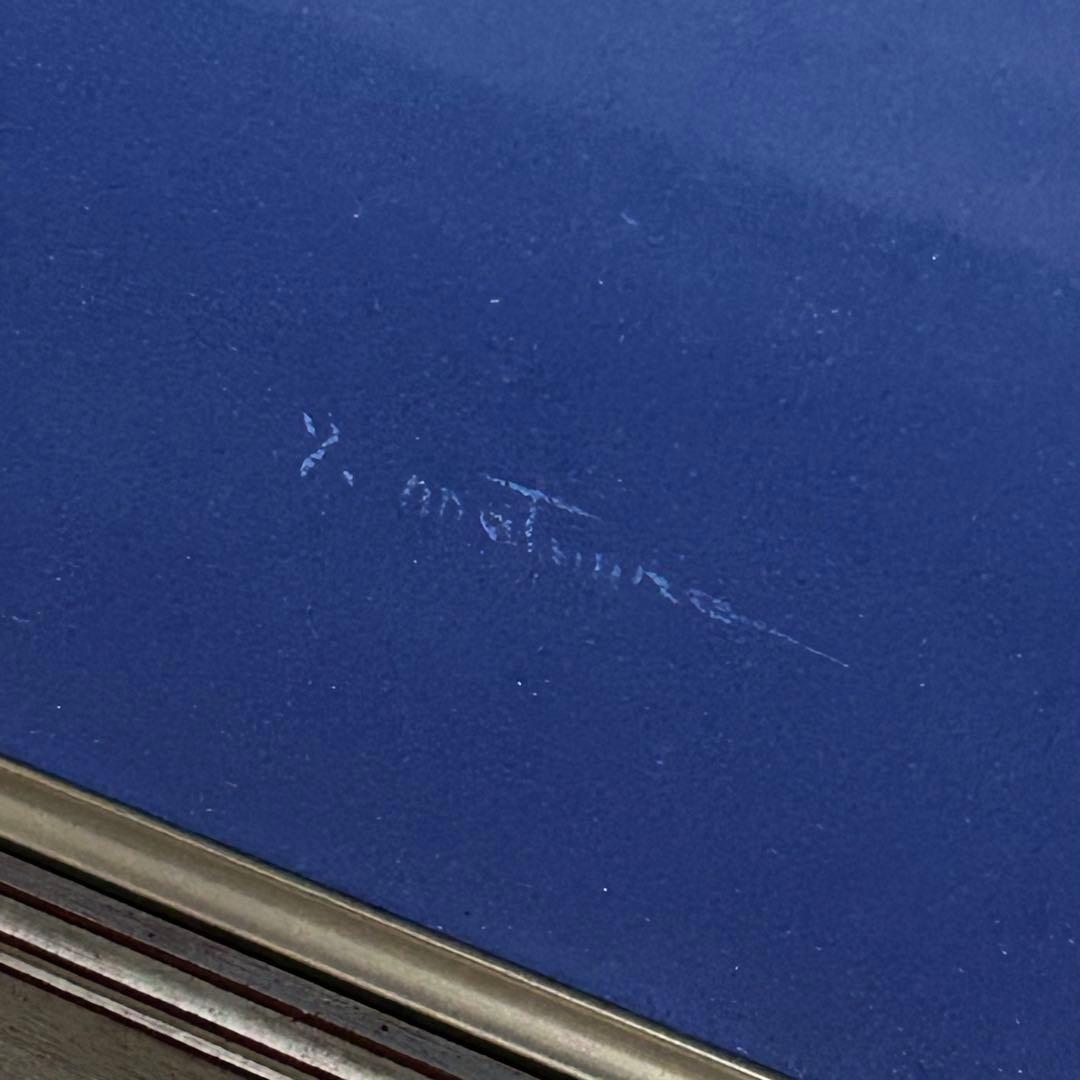 ゴ*ん様 【匿名発送】松浦敬文　水辺の城　絵画　油彩　アート