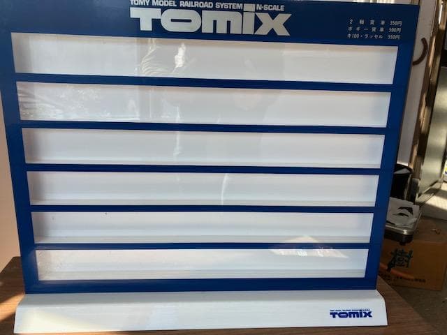 N／TOMIX製品店頭展示ケース／プラ製／特約店舗用非売品／台座なしver.１台