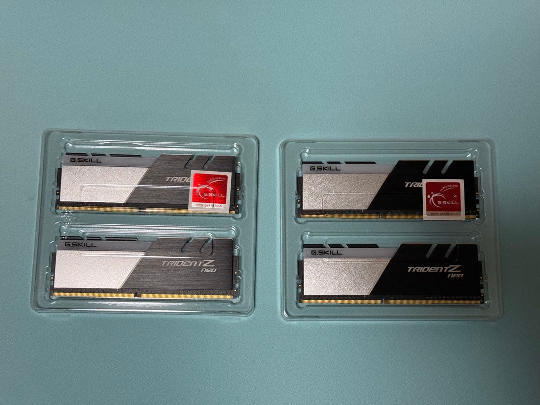 G.SKILL TRIDENT Z NEO DDR4 3600hz 8GB×4枚