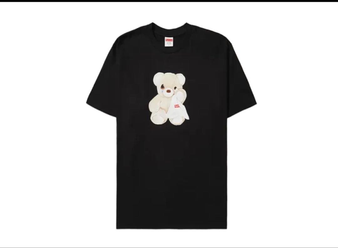 Supreme クマイラスト Tシャツ 黒