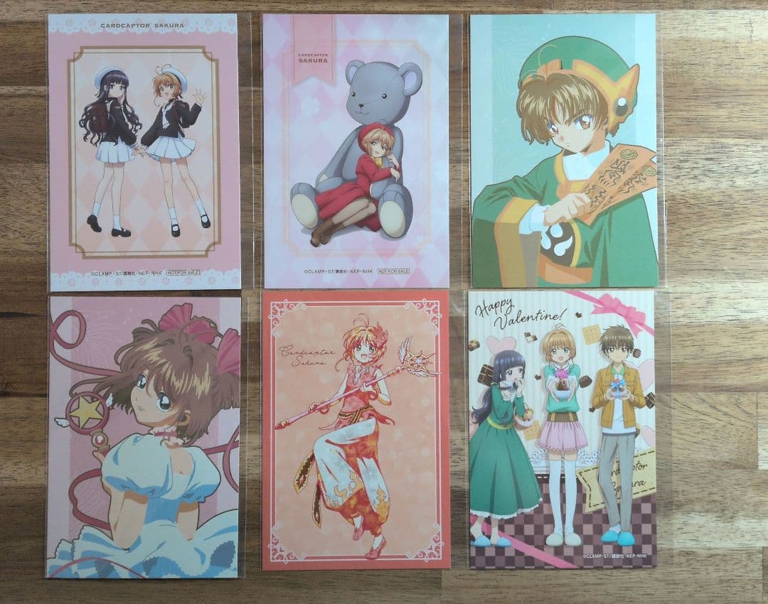 カードキャプターさくら　ポストカードステッカーなど