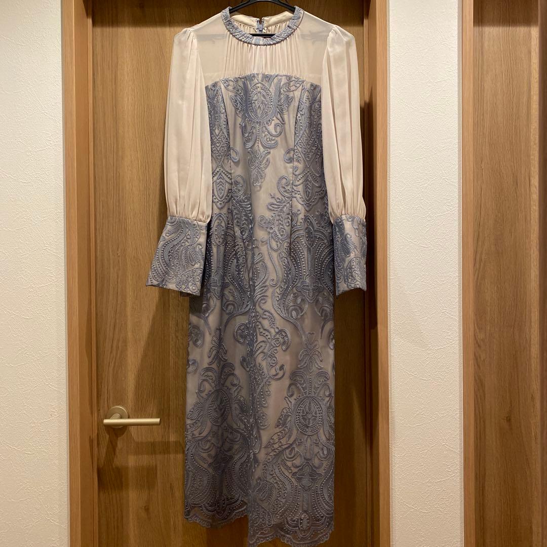 スーツ・フォーマル・ドレス ANDRESD damask gather dress