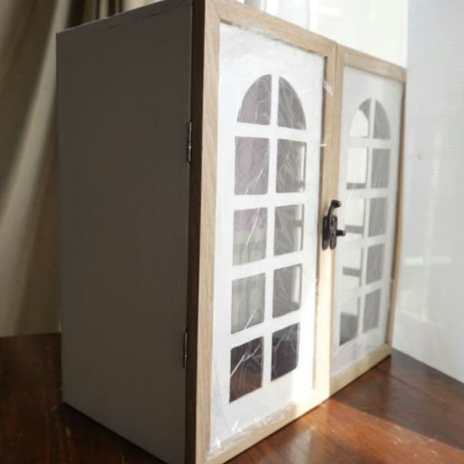 ブライスリカちゃんカスタムアイシードールBOX形ドールハウス背景ボード No.7