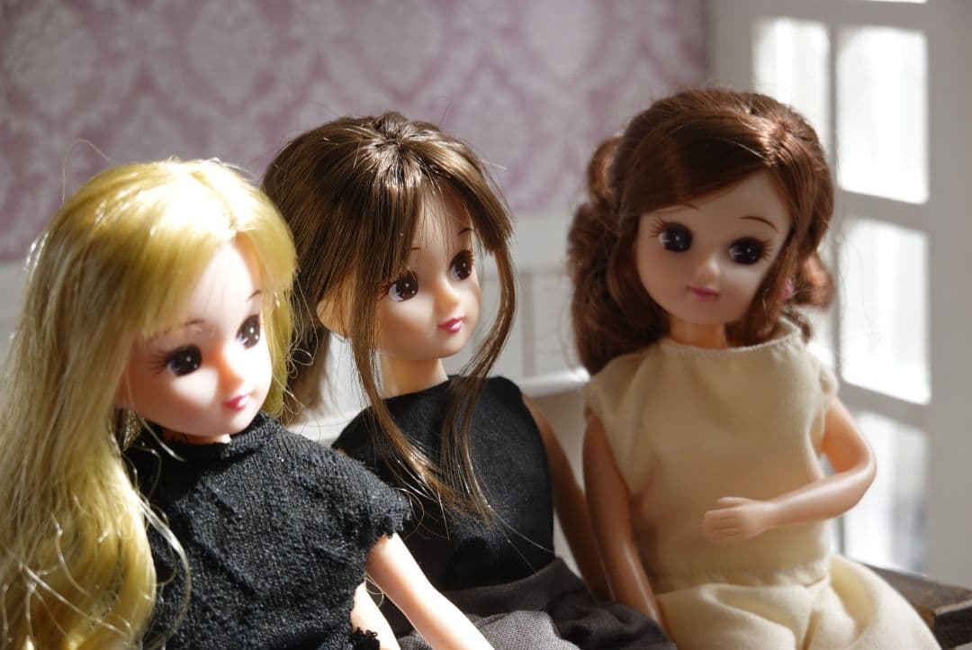 ブライスリカちゃんカスタムアイシードールBOX形ドールハウス背景ボード No.7