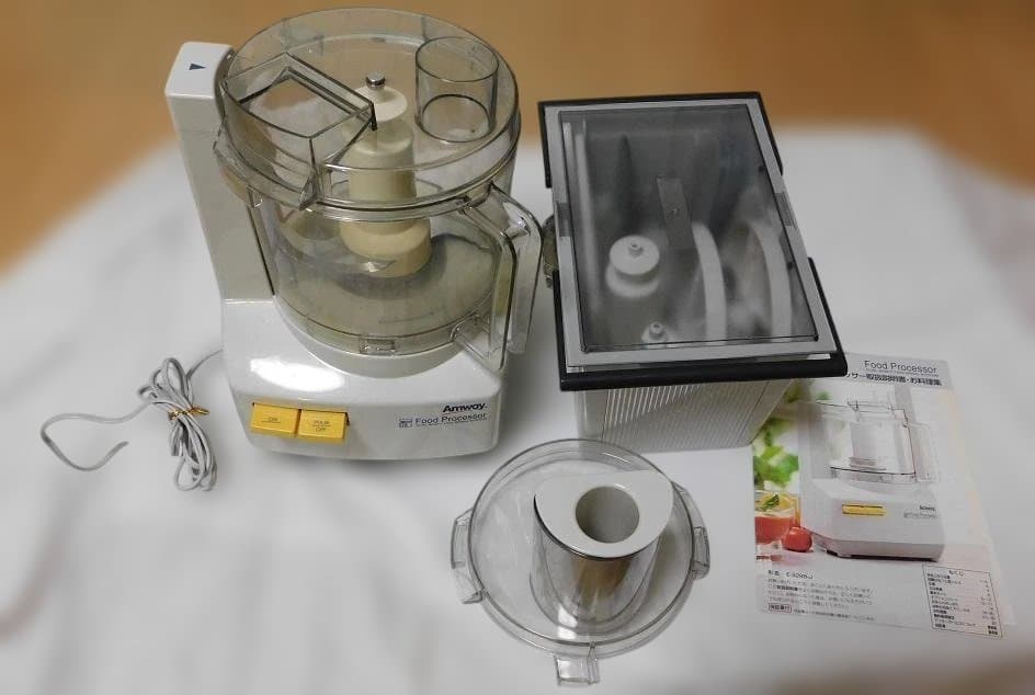 Amway フードプロセッサー・オプションパーツセット付き　2017年製
